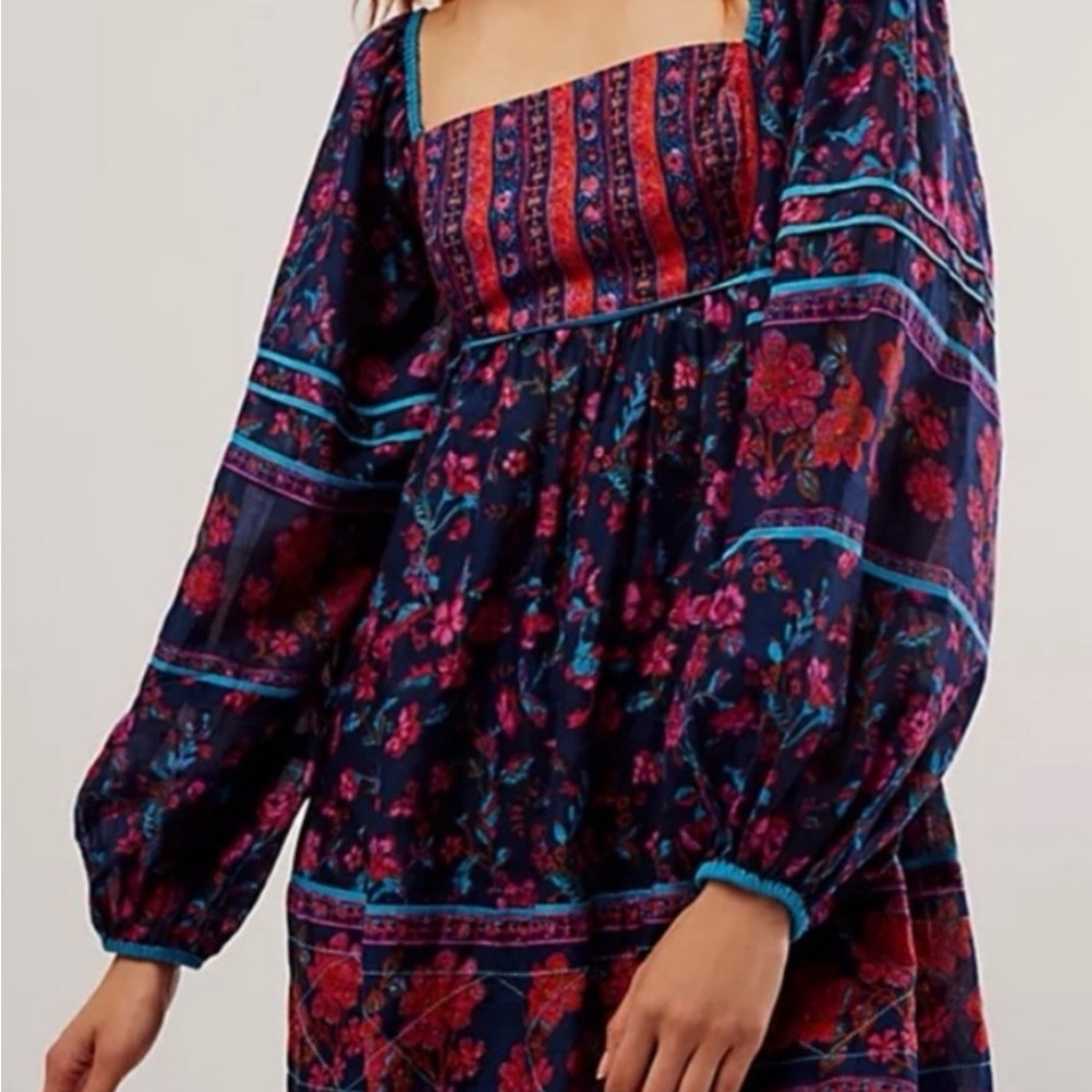 Free People Floral Mini Dress - XS